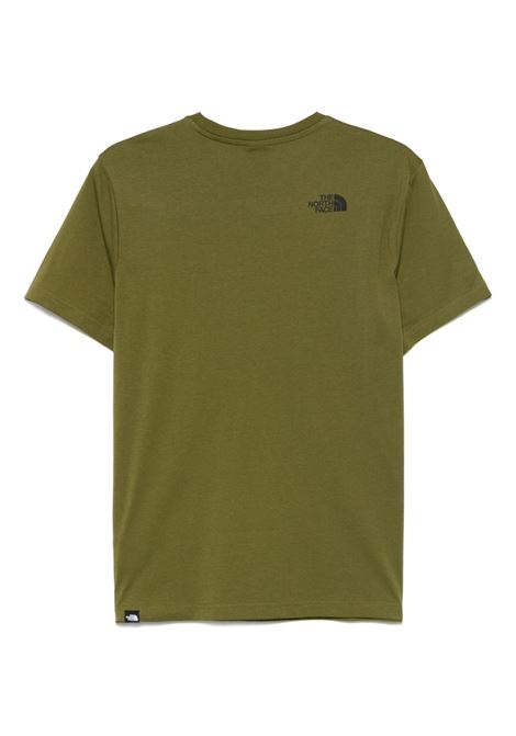 u the 489 t-shirt man olive green  in cotton THE NORTH FACE | NF0A87NGPIB1